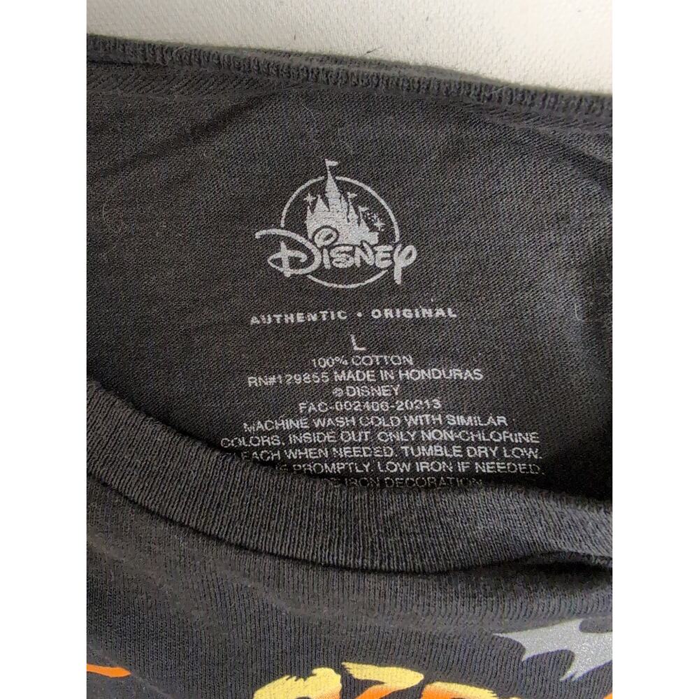 Disney Land Mickey Goofy Donald 2020 pumpkin Halloween  T-shirt lg - Picture 5 of 5